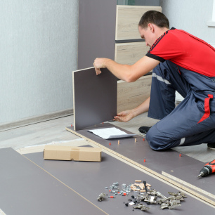 Installation of new furniture